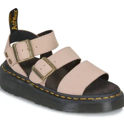 Dr. Martens Sandales Et Nu-pieds^- Gryphon Quad Powder Pink Milled Nubuck