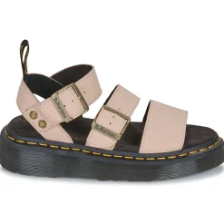 Dr. Martens Sandales Et Nu-pieds^- Gryphon Quad Powder Pink Milled Nubuck