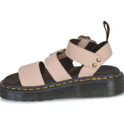 Dr. Martens Sandales Et Nu-pieds^- Gryphon Quad Powder Pink Milled Nubuck