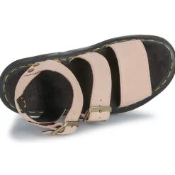 Dr. Martens Sandales Et Nu-pieds^- Gryphon Quad Powder Pink Milled Nubuck