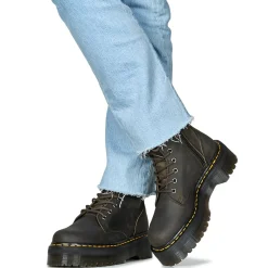 Dr. Martens Bottines / Boots^- Jadon Charcoal Grey Burnished Waxy Pull Up