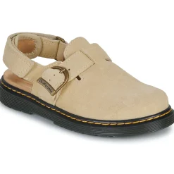 Dr. Martens Mules / Sabots^- Jorgie J Light Tan Bronx Suede