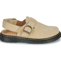 Dr. Martens Mules / Sabots^- Jorgie J Light Tan Bronx Suede