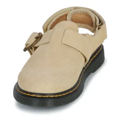 Dr. Martens Mules / Sabots^- Jorgie J Light Tan Bronx Suede