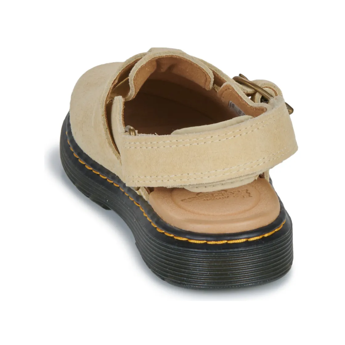 Dr. Martens Mules / Sabots^- Jorgie J Light Tan Bronx Suede
