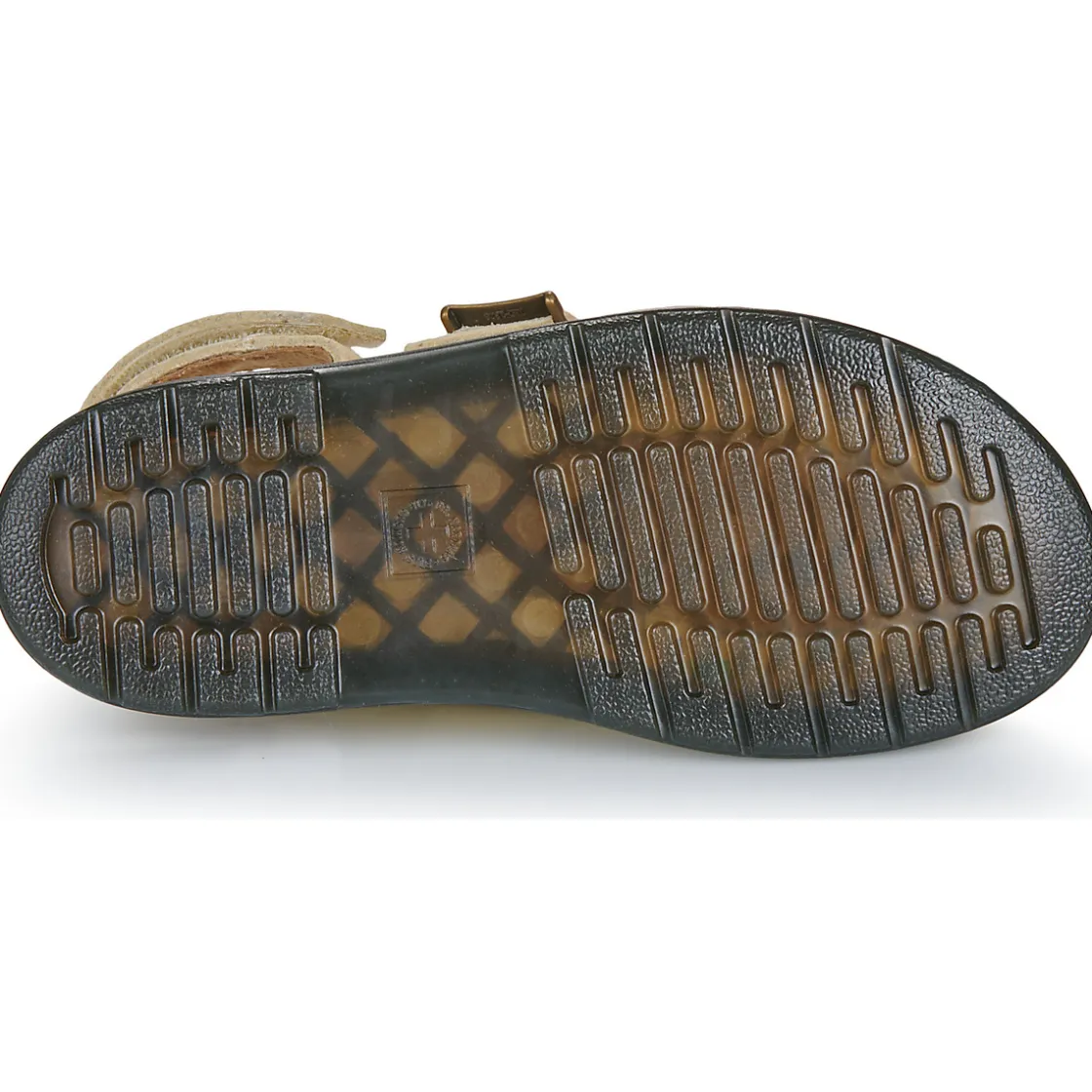 Dr. Martens Mules / Sabots^- Jorgie J Light Tan Bronx Suede