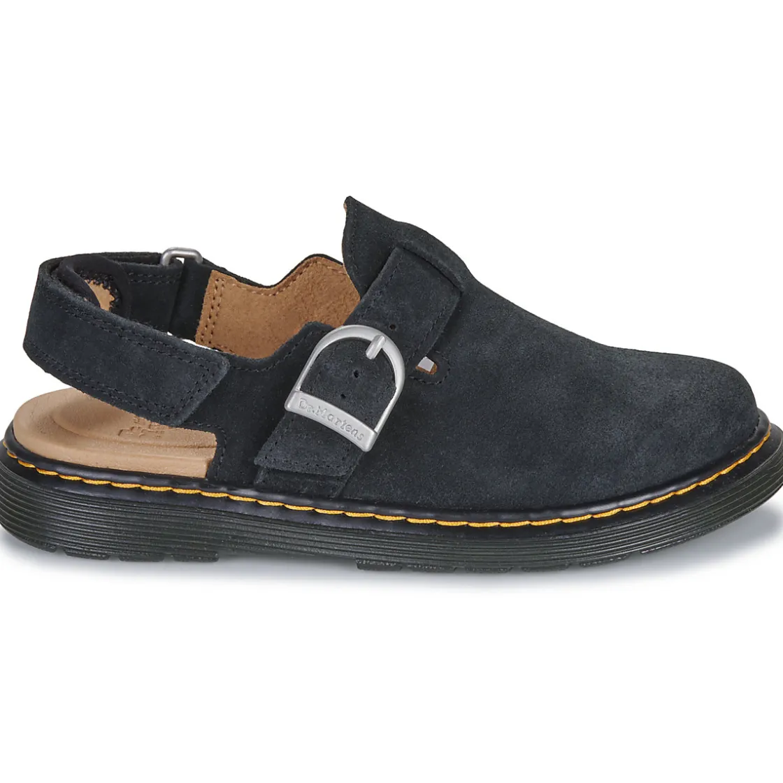 Dr. Martens - Jorgie J Mule Black Bronx Suede< Mules / Sabots