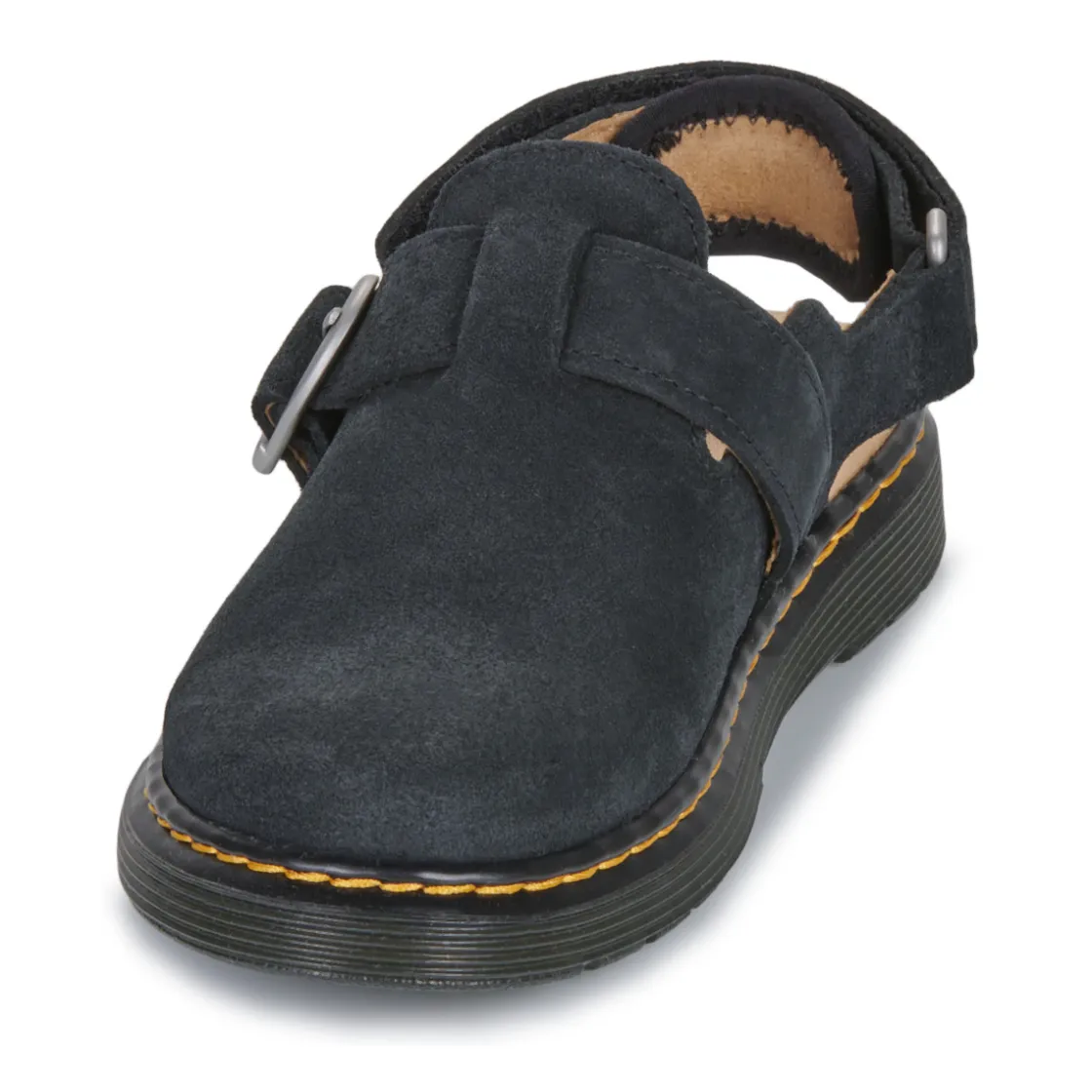 Dr. Martens - Jorgie J Mule Black Bronx Suede< Mules / Sabots