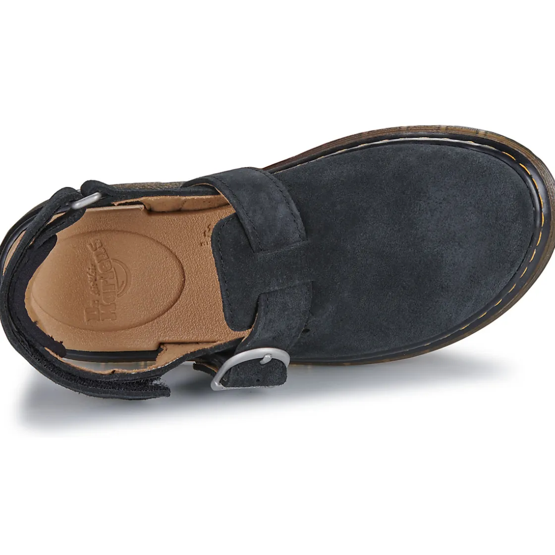 Dr. Martens - Jorgie J Mule Black Bronx Suede< Mules / Sabots
