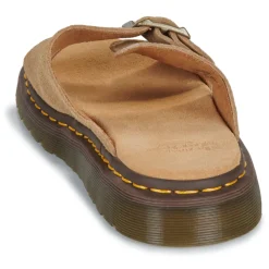 Dr. Martens - Josef Savannah Tan Bronx Suede< Mules / Sabots