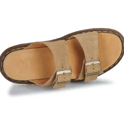 Dr. Martens - Josef Savannah Tan Bronx Suede< Mules / Sabots