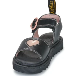 Dr. Martens - Marlowe Hearts J Black+Powder Pink< Sandales Et Nu-pieds