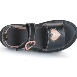 Dr. Martens - Marlowe Hearts J Black+Powder Pink< Sandales Et Nu-pieds