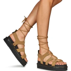 Dr. Martens - Nartilla Savannah Tan Tumbled Nubuck< Sandales Et Nu-pieds