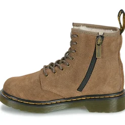 Dr. Martens - Serena J Dark Khaki Bronx Suede Beige Clearance