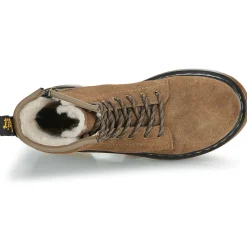 Dr. Martens - Serena J Dark Khaki Bronx Suede Beige Clearance