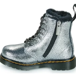 Dr. Martens Bottines / Boots^- Serena T Silver Distressed Foil
