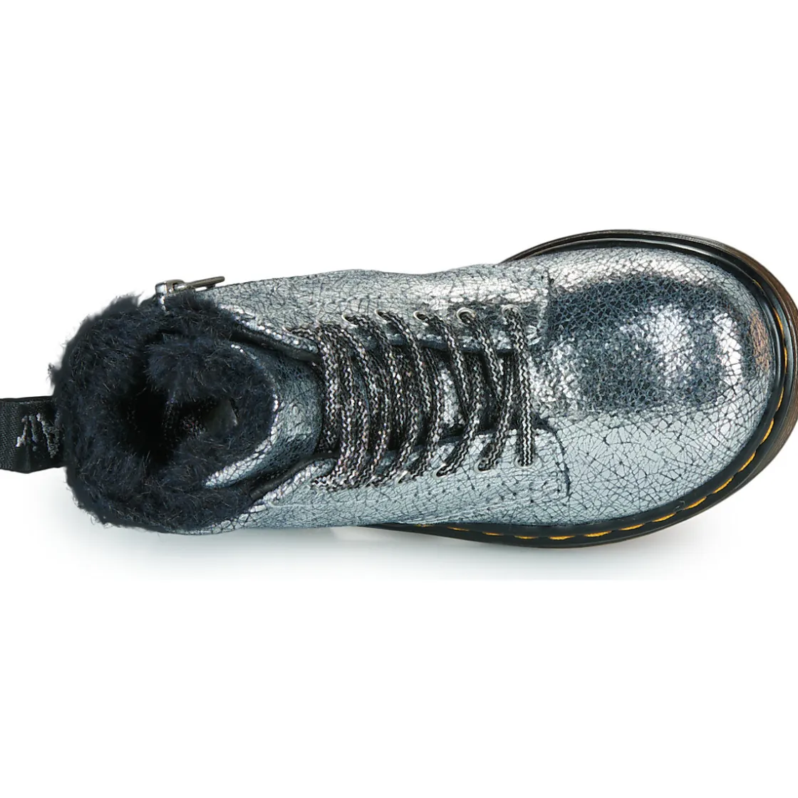 Dr. Martens Bottines / Boots^- Serena T Silver Distressed Foil