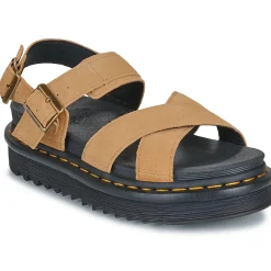 Dr. Martens - Voss II Sandal Tan Suede Marron Discount