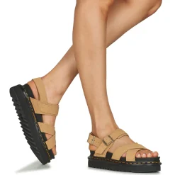 Dr. Martens - Voss II Sandal Tan Suede Marron Discount