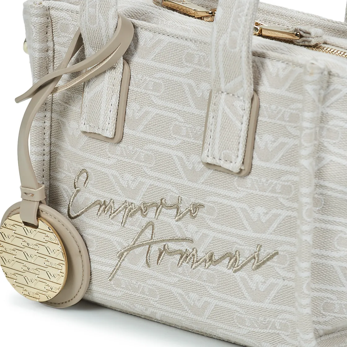 Emporio Armani - TOTE M CANVAS JAQUARD MONOGRAM New