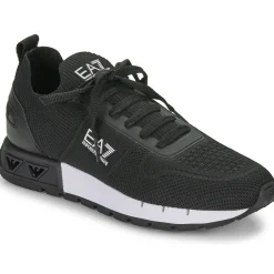 Emporio Armani EA7 Baskets Mode^- BLK&WHT LEGACY KNIT