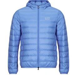 Emporio Armani EA7 - CORE IDENTITY DOWN JACKET HD Bleu Sale