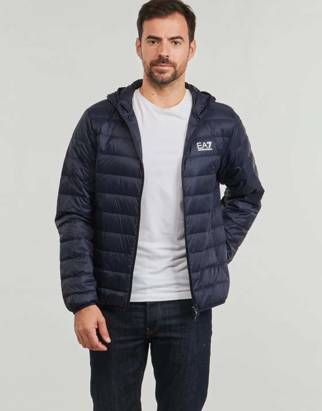 Emporio Armani EA7 - CORE IDENTITY DOWN JACKET HD Marine