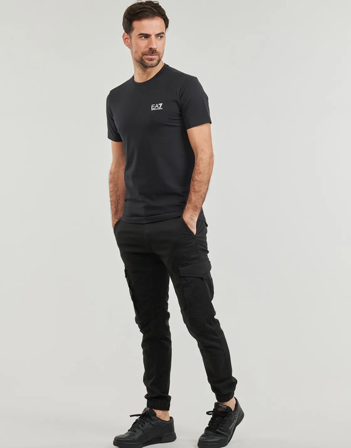 Emporio Armani EA7 - CORE IDENTITY TSHIRT Marine Discount