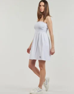 Emporio Armani EA7 - ROBE SMOCK Blanc Outlet