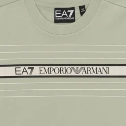 Emporio Armani EA7 T-shirts & Polos^- TRAIN LOGO SERIES TEE EXTENDED LOGO