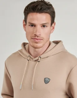 Emporio Armani EA7 - TRAIN PREMIUM SHIELD HOODIE 8NPM21 Taupe New