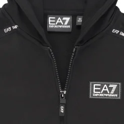 Emporio Armani EA7 Sweats & Polaires^- TRAIN LOGO SERIES HD FZ COFT TAPE