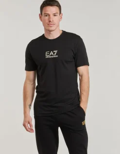 Emporio Armani EA7 - TRAIN GOLD LABEL TEE PUNTO ROMA BIG LOGO  7M000301< T-shirts & Polos