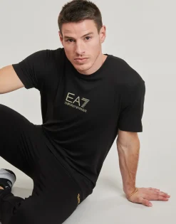 Emporio Armani EA7 - TRAIN GOLD LABEL TEE PUNTO ROMA BIG LOGO  7M000301< T-shirts & Polos