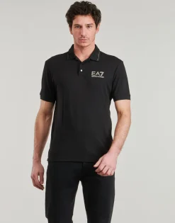Emporio Armani EA7 - TRAIN GOLD LABEL POLO PUNTO ROMA  7M000300 Noir Online