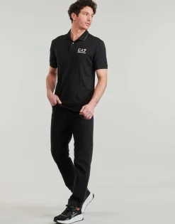 Emporio Armani EA7 - TRAIN GOLD LABEL POLO PUNTO ROMA  7M000300 Noir Online