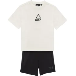 Emporio Armani EA7 - TRAIN LOGO SERIES BOY KIT TEE-SHORTS FREE< Ensembles Enfant
