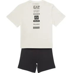 Emporio Armani EA7 - TRAIN LOGO SERIES BOY KIT TEE-SHORTS FREE< Ensembles Enfant