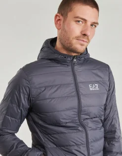 Emporio Armani EA7 Manteaux^- TRAIN CORE ID  DOWN LIGHT JACKET HOODIE CC  8NPB24