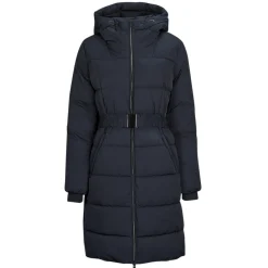 Esprit - BELTED PUFFER COAT Noir