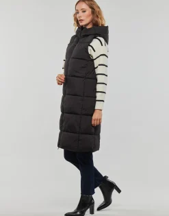 Esprit - LOGO COSY PUFFER Noir Discount