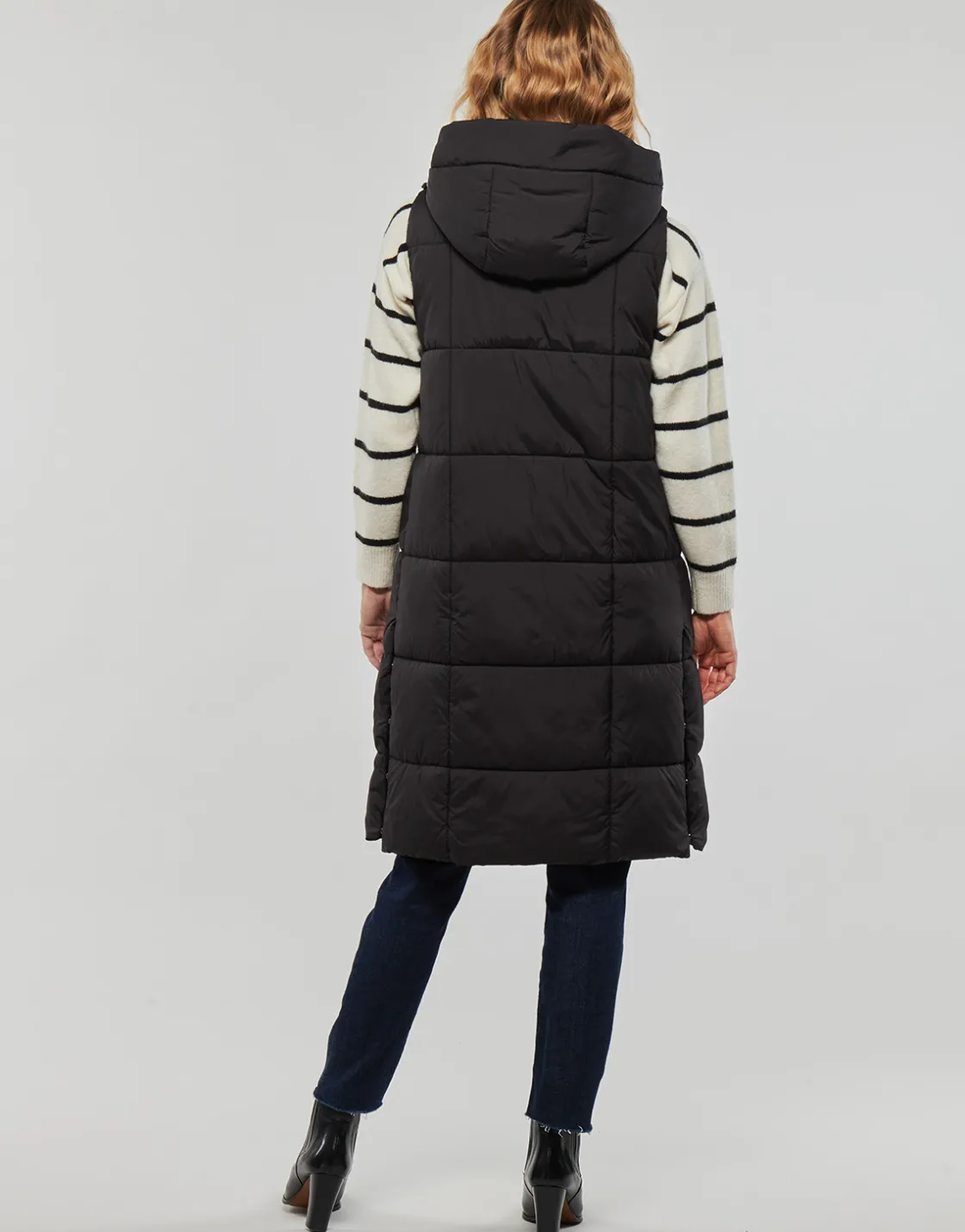 Esprit - LOGO COSY PUFFER Noir Discount