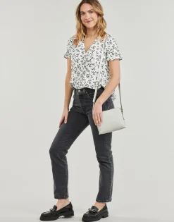 Esprit - SKI V NECK BLOU Blanc Best
