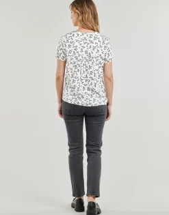 Esprit - SKI V NECK BLOU Blanc Best