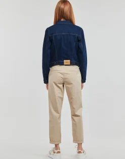 Esprit - TRUCKER JACKET Bleu New