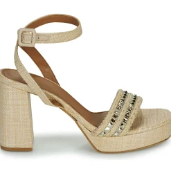 Exé Shoes Sandales Et Nu-pieds^- 619-ANCONA-RAFFIA--GOLD