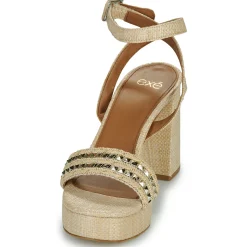 Exé Shoes Sandales Et Nu-pieds^- 619-ANCONA-RAFFIA--GOLD