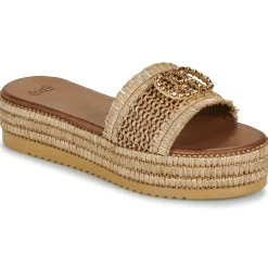 Exé Shoes Mules / Sabots^- 549-HYDRA-RAFFIA-TAN