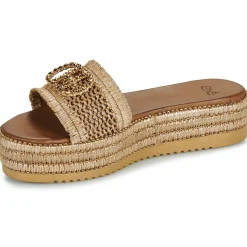 Exé Shoes Mules / Sabots^- 549-HYDRA-RAFFIA-TAN